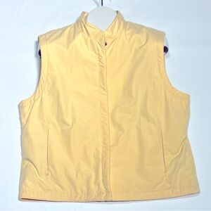 Pendleton Original Women's Zip Front Vest Vintage Yellow Size Large